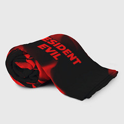 Плед флисовый Resident Evil - red gradient по-горизонтали, цвет: 3D-велсофт — фото 2