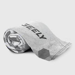 Плед флисовый Geely - white gradient по-горизонтали, цвет: 3D-велсофт — фото 2
