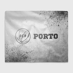 Плед флисовый Porto - white gradient по-горизонтали, цвет: 3D-велсофт