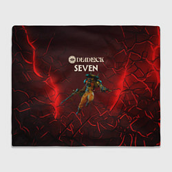 Плед флисовый Deadlock Seven, цвет: 3D-велсофт