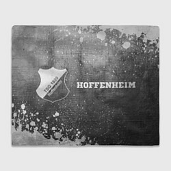 Плед флисовый Hoffenheim - grey gradient по-горизонтали, цвет: 3D-велсофт