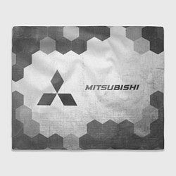 Плед флисовый Mitsubishi - white gradient по-горизонтали, цвет: 3D-велсофт