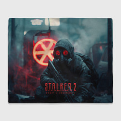 Плед флисовый Stalker 2 зараженная зона, цвет: 3D-велсофт