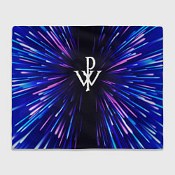 Плед флисовый Powerwolf neon energy, цвет: 3D-велсофт
