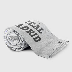 Плед флисовый Real Madrid - white gradient по-горизонтали, цвет: 3D-велсофт — фото 2