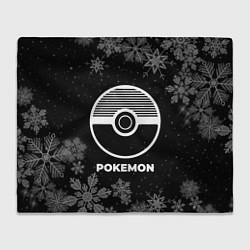 Плед флисовый Снежный Pokemon, цвет: 3D-велсофт