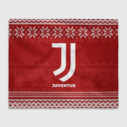 Плед флисовый Новогодний Juventus, цвет: 3D-велсофт