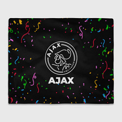 Плед флисовый Ajax конфети, цвет: 3D-велсофт