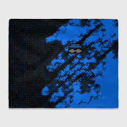 Плед флисовый Arctic Monkeys - Синий камуфляж, цвет: 3D-велсофт