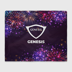 Плед флисовый Праздничный Genesis, цвет: 3D-велсофт