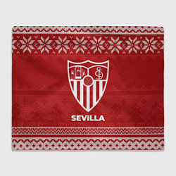 Плед флисовый Новогодний Sevilla, цвет: 3D-велсофт