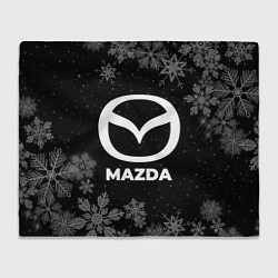 Плед флисовый Снежный Mazda, цвет: 3D-велсофт