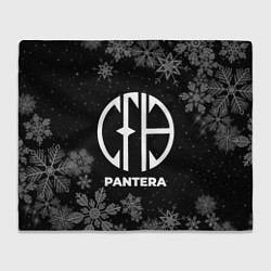 Плед флисовый Снежный Pantera, цвет: 3D-велсофт