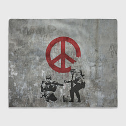 Плед Banksy - peace
