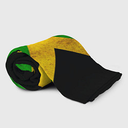 Плед флисовый Jamaica flag, цвет: 3D-велсофт — фото 2