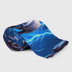 Плед флисовый Носорог в разрядах молнии, цвет: 3D-велсофт — фото 2