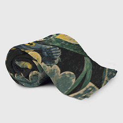 Плед флисовый Бэтмен с поднятыми кулаками, цвет: 3D-велсофт — фото 2