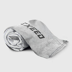 Плед флисовый Exeed - white gradient по-горизонтали, цвет: 3D-велсофт — фото 2