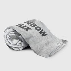 Плед флисовый Rainbow Six - white gradient по-горизонтали, цвет: 3D-велсофт — фото 2