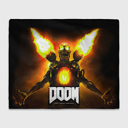 Плед флисовый Doom - revenant, цвет: 3D-велсофт