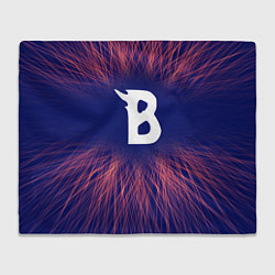 Плед флисовый Beastars red energy, цвет: 3D-велсофт