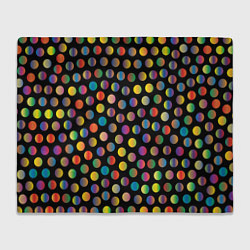 Плед флисовый Конфетти, цвет: 3D-велсофт