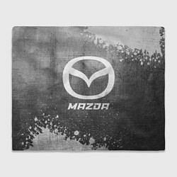 Плед флисовый Mazda - grey gradient, цвет: 3D-велсофт