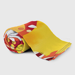 Плед флисовый Теплая африканская абстракция, цвет: 3D-велсофт — фото 2