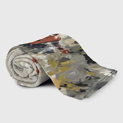 Плед флисовый Человек - паук маслом, цвет: 3D-велсофт — фото 2