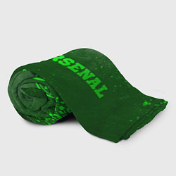 Плед флисовый Arsenal - green gradient по-горизонтали, цвет: 3D-велсофт — фото 2
