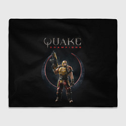 Плед флисовый Quake champions - Ranger, цвет: 3D-велсофт