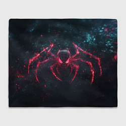 Плед флисовый Спайдер-мэн с лапами паука, цвет: 3D-велсофт