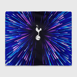 Плед флисовый Tottenham neon energy, цвет: 3D-велсофт
