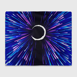 Плед флисовый Demon Slayer neon energy, цвет: 3D-велсофт