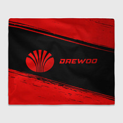 Плед флисовый Daewoo - red gradient по-горизонтали, цвет: 3D-велсофт