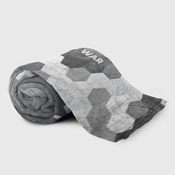 Плед флисовый God of War - grey gradient посередине, цвет: 3D-велсофт — фото 2