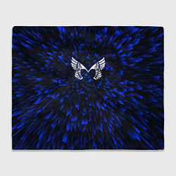 Плед флисовый Placebo blue energy, цвет: 3D-велсофт