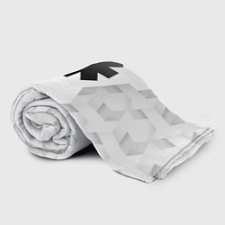 Плед флисовый Red Hot Chili Peppers white poly, цвет: 3D-велсофт — фото 2