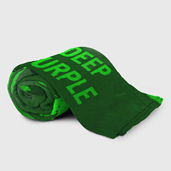 Плед флисовый Deep Purple - green gradient по-горизонтали, цвет: 3D-велсофт — фото 2