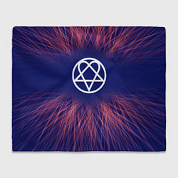 Плед флисовый HIM red energy, цвет: 3D-велсофт