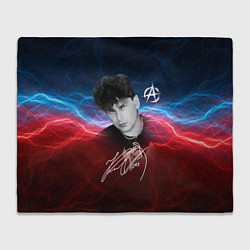 Плед флисовый Юрий Клинских автограф, цвет: 3D-велсофт