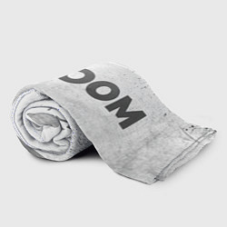 Плед флисовый Doom - white gradient по-горизонтали, цвет: 3D-велсофт — фото 2