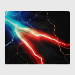 Плед флисовый Lightning light, цвет: 3D-велсофт