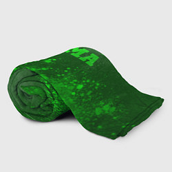 Плед флисовый Roma - green gradient посередине, цвет: 3D-велсофт — фото 2