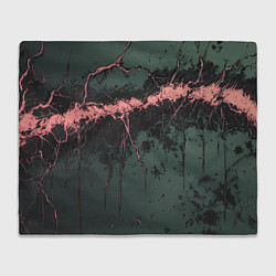 Плед флисовый Гранж потертая текстура, цвет: 3D-велсофт