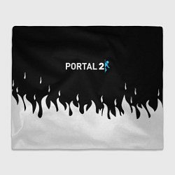 Плед флисовый Portal белый огонь, цвет: 3D-велсофт