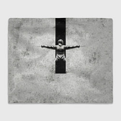 Плед флисовый Фехтовальщик с двумя рапирами, цвет: 3D-велсофт