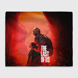 Плед флисовый The last of us Joel Ellie, цвет: 3D-велсофт