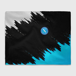 Плед флисовый Napoli краски текстура, цвет: 3D-велсофт