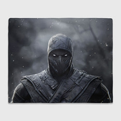 Плед флисовый Noob Saibot MK, цвет: 3D-велсофт